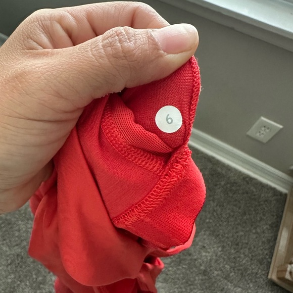 Lululemon Athletica Orange Cross-Front Tank Top - Picture 4 of 4